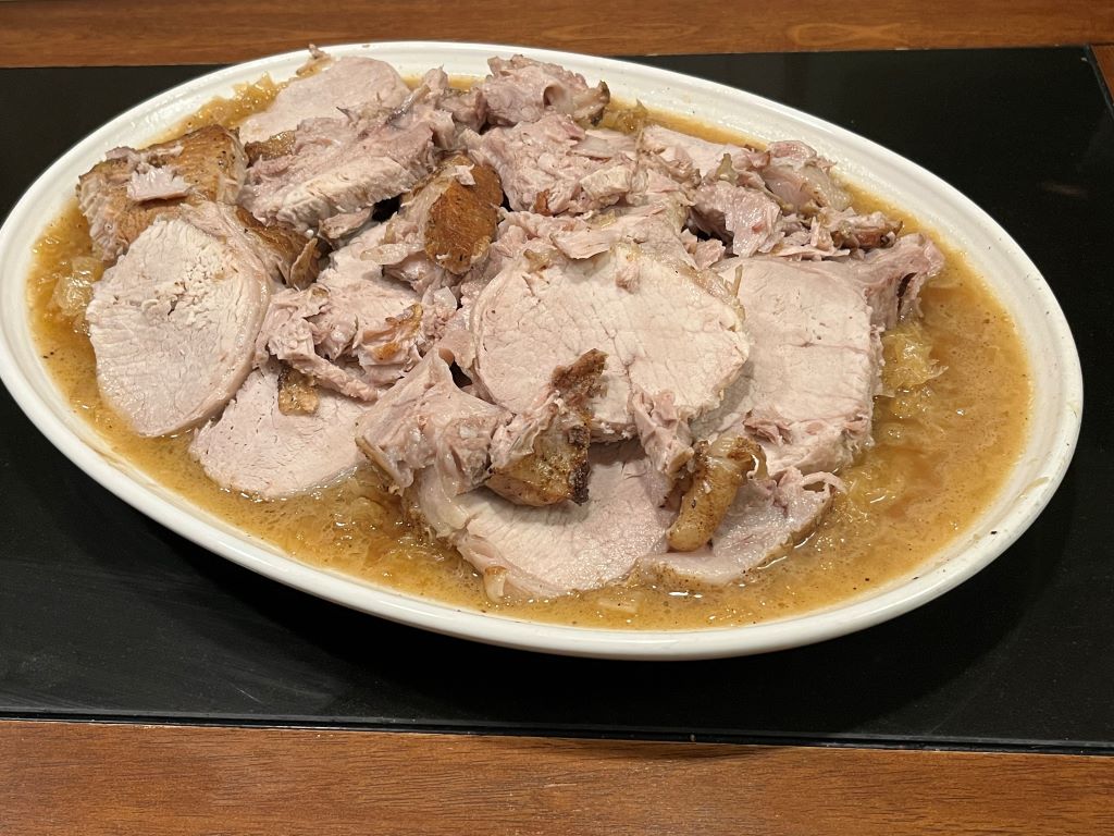 Pork Roast and Sauerkraut